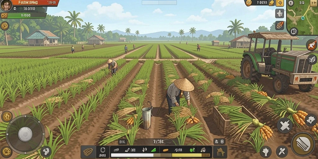 Screenshot menampilkan grafis yang memukau dan karakter unik.