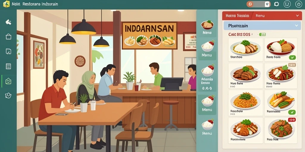 Tampilan antarmuka pengguna yang intuitif dan menarik.