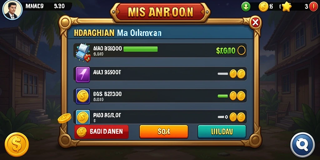 Screenshot menampilkan tampilan awal permainan yang menarik.