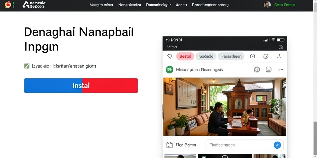 Tampilan antarmuka yang bersih dan menarik.