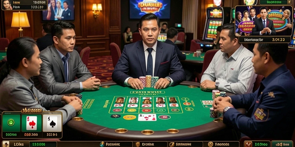 Screenshot ini menampilkan karakter utama dalam aksi pertempuran.