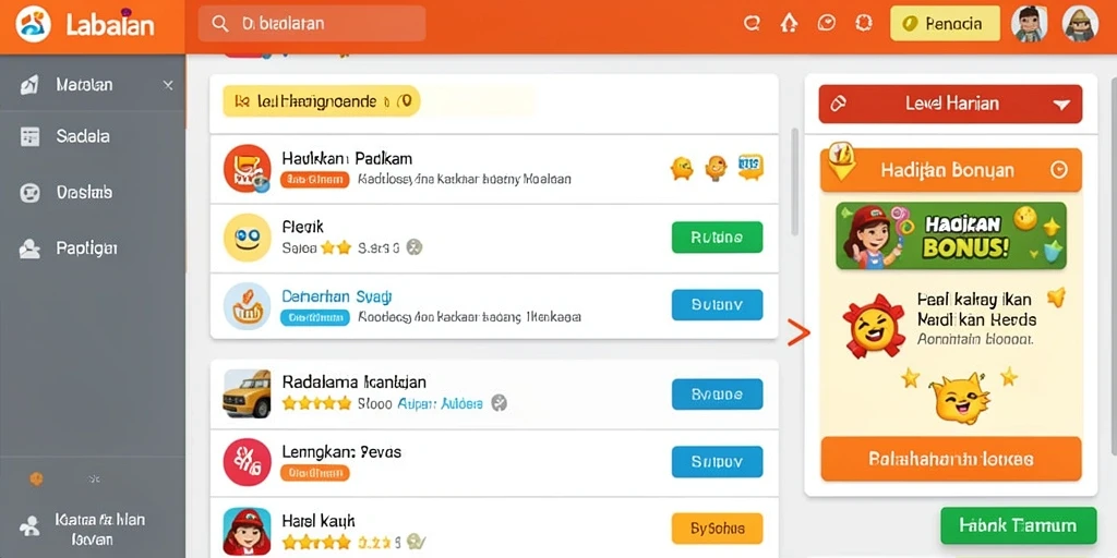 Tampilan antarmuka yang menarik dan ramah pengguna.