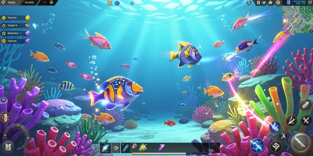 Tampilkan aksi seru dari gameplay V98.